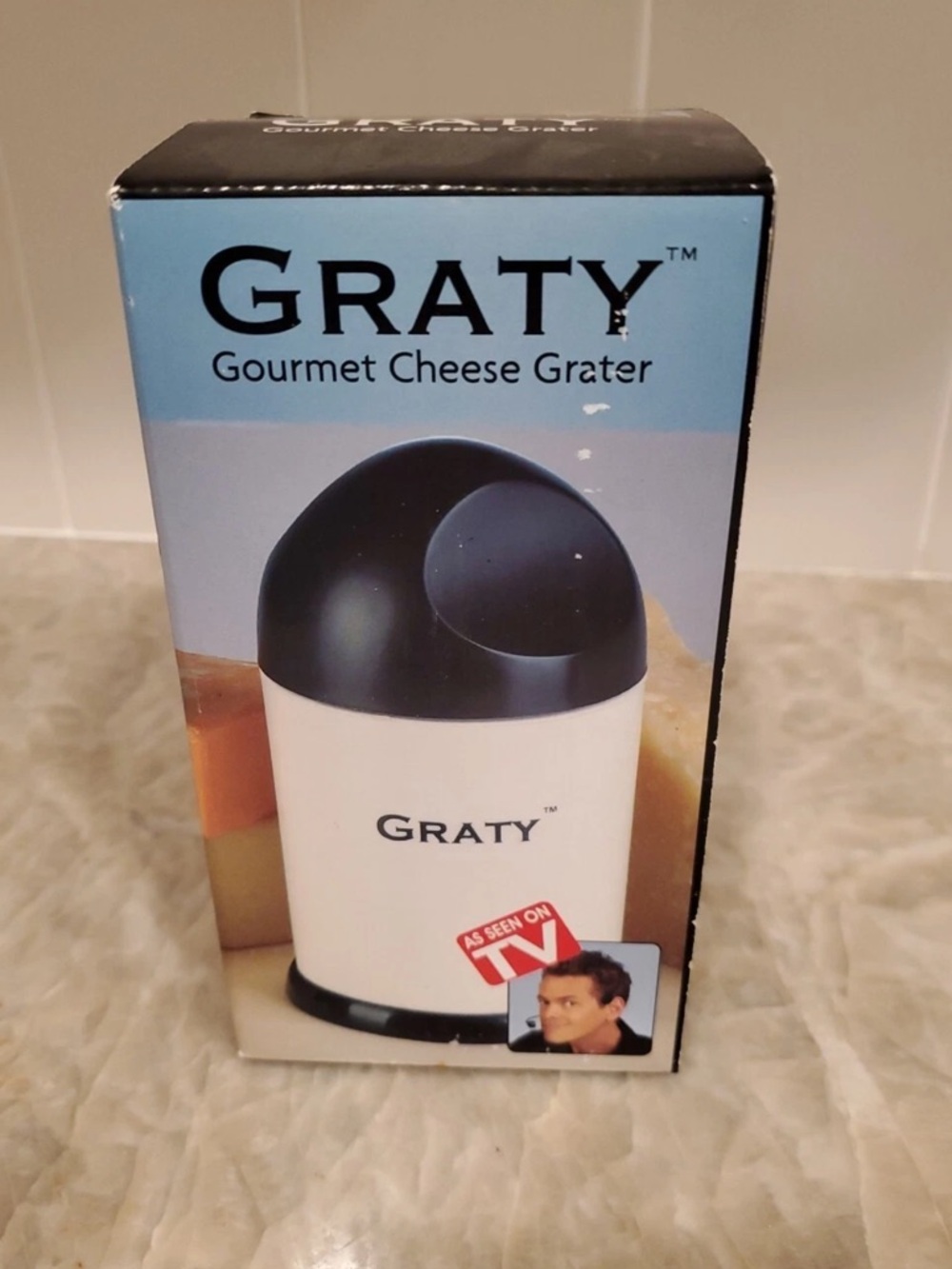 Graty Gourmet Cheese Grater for Cheeses, Nuts, Bread & Hard Eggs. Instructions.